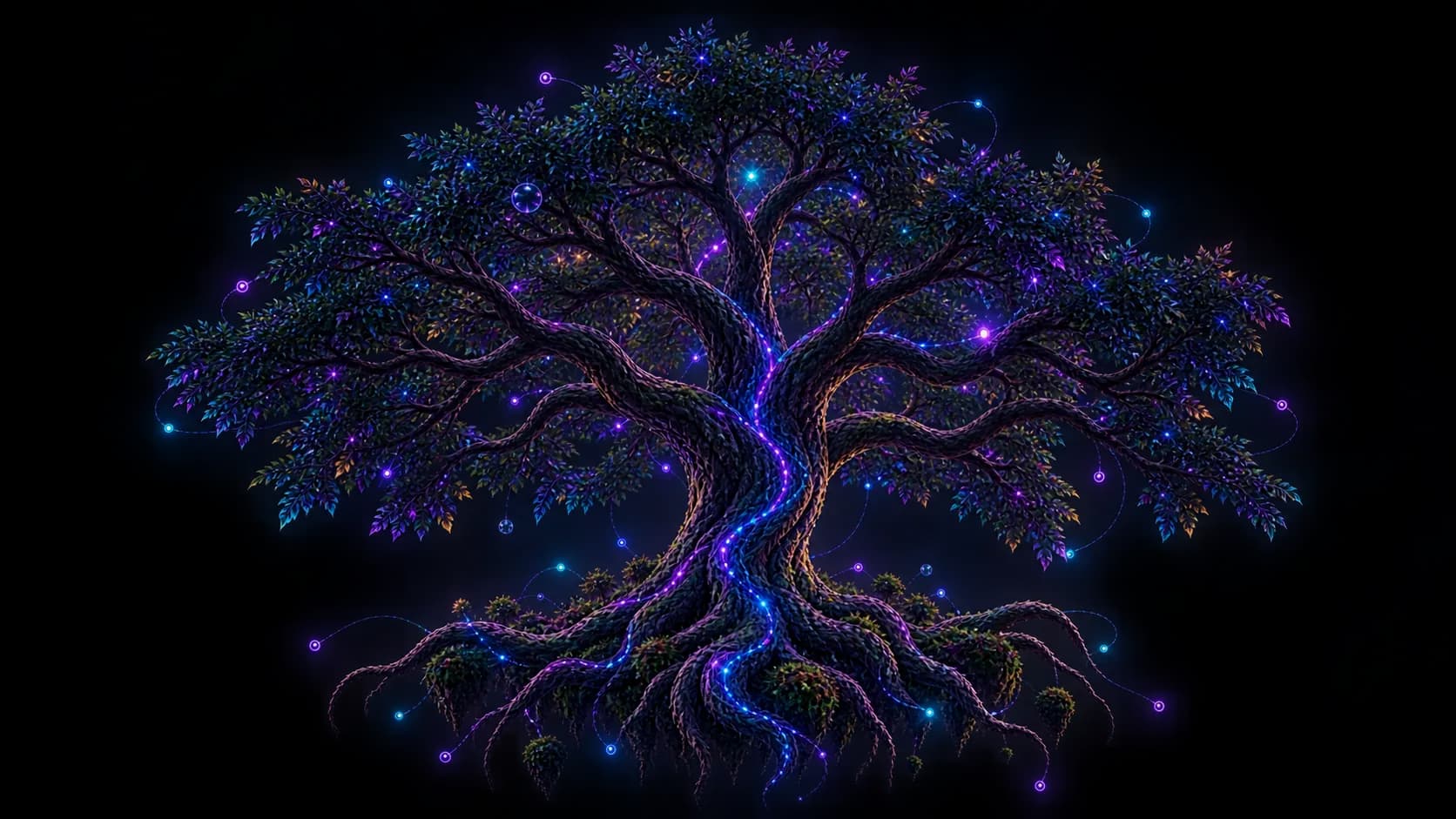 Árbol estable, equilibrado y luminoso